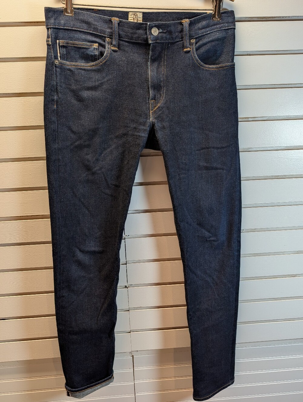 Hiroshi KatoThe Pen Slim 14-Ounce Stretch Selvedge Jeans Indigo Raw Size 32 EUC - Picture 6 of 16